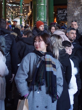 「アイテム（ピーコート）」を使った、rinco624さん（レディース・161cm）の秋コーディネート