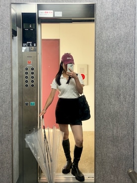 「CHARLES & KEITH（チャールズ & キース）のアイテム（ブーツ）」を使った、rinco624さん（レディース・161cm）の秋コーディネート