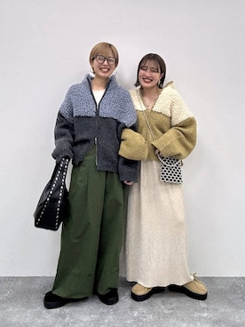 「アイテム（ショルダーバッグ）」を使った、nozomi2lepsimさん（レディース・158cm・30代）の秋コーディネート