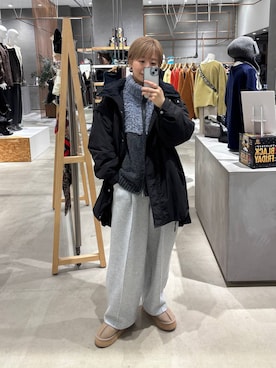 「アイテム（スウェットパンツ）」を使った、nozomi2lepsimさん（レディース・158cm・30代）の秋コーディネート