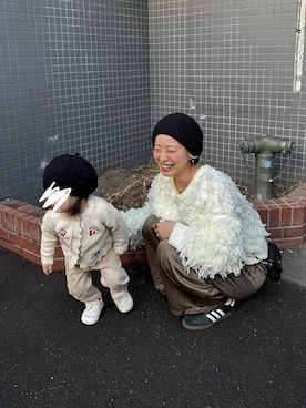 「リラックス」｜nozomi2lepsimさん（レディース・158cm）の冬コーディネート