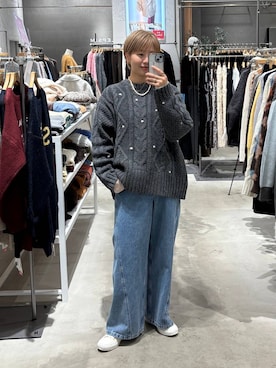 「アイテム（アクセサリー）」を使った、nozomi2lepsimさん（レディース・158cm・30代）の冬コーディネート