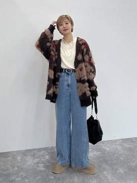 「LEPSIM（レプシィム）の3連ボールネックレス　287544（ネックレス）」を使った、nozomi2lepsimさん（レディース・158cm・30代）の秋コーディネート