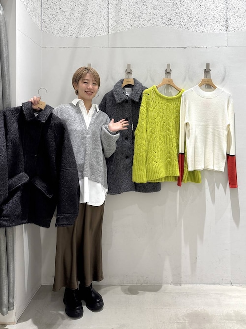 12ゲージ袖配色プルオーバー2　497490