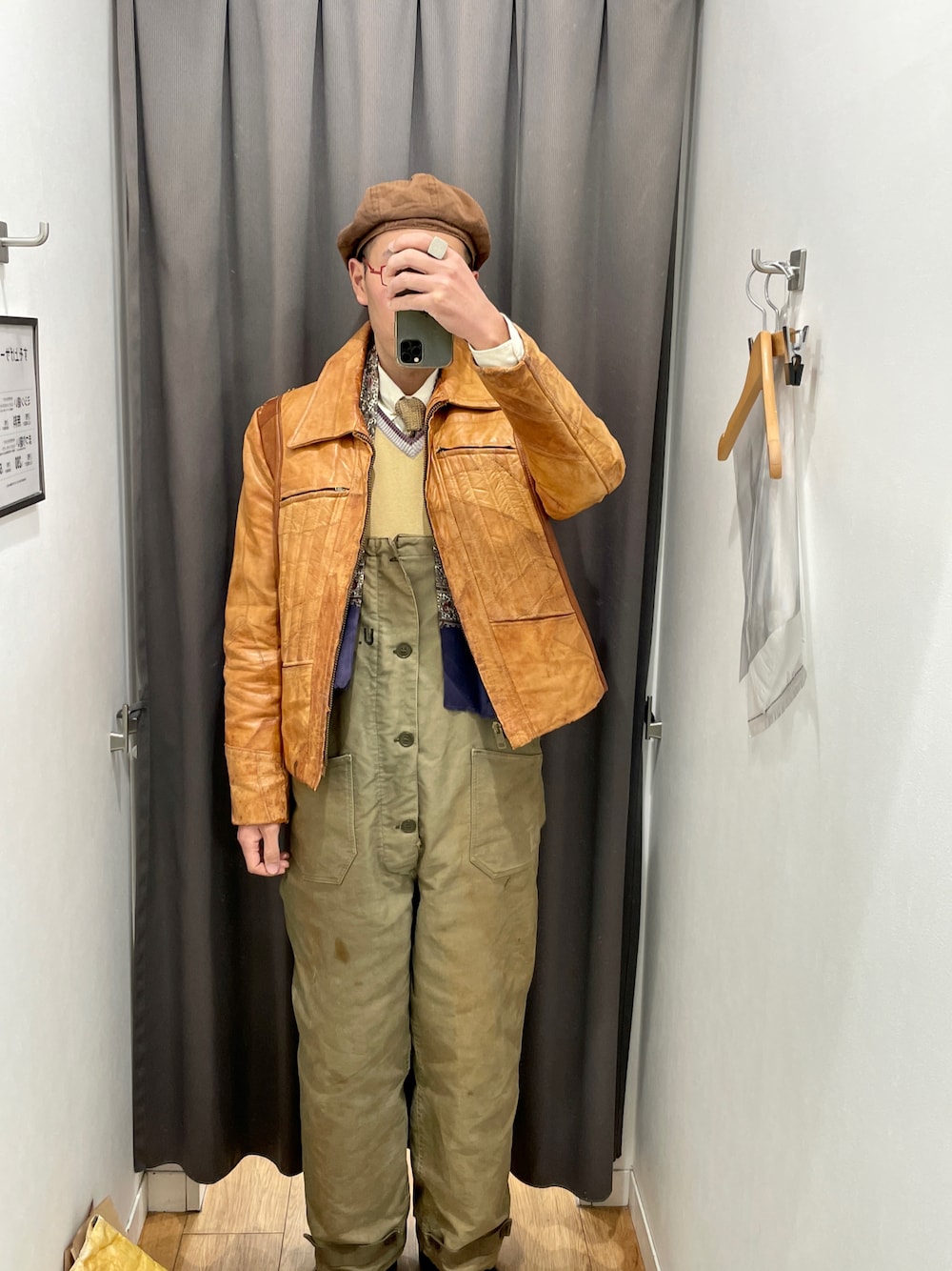 90年代レザーオーバーオール 90年代レザーオーバーオール LEATHER OVER ALL | BOTTOMS