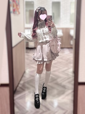 「アイテム（バレッタ/ヘアクリップ）」を使った、🐰ㅤメ ｲ ﾒ ｲㅤ🐰さん（レディース・154cm）の秋コーディネート