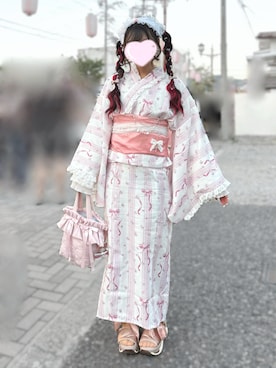 「3coins（3coins）のアイテム」を使った、🐰ㅤメ ｲ ﾒ ｲㅤ🐰さん（レディース・154cm）の夏コーディネート