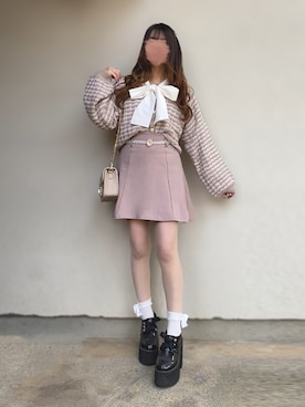 「apres jour（アプレジュール）のアイテム」を使った、🐰ㅤメ ｲ ﾒ ｲㅤ🐰さん（骨格ストレート・レディース・154cm）の冬コーディネート