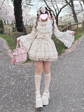 LIZ LISAのスカート（ピンク系）を使った人気ファッション