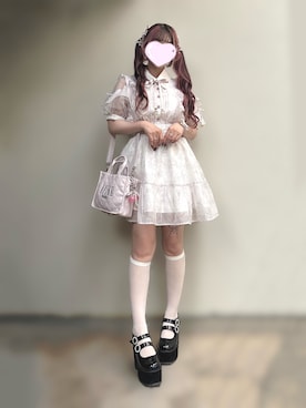 「アイテム（ブレスレット）」を使った、🐰ㅤメ ｲ ﾒ ｲㅤ🐰さん（レディース・154cm）の夏コーディネート
