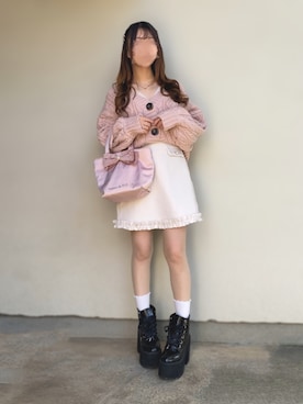 「Maison de FLEUR（メゾンドフルール）のアイテム」を使った、🐰ㅤメ ｲ ﾒ ｲㅤ🐰さん（骨格ストレート・レディース・154cm）の秋コーディネート