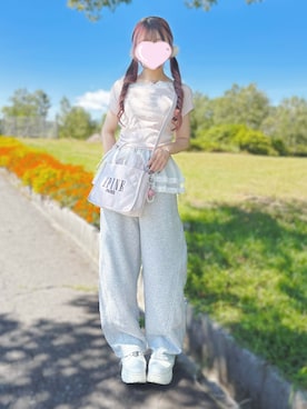 「MAJESTIC LEGON（マジェスティックレゴン）のアイテム」を使った、🐰ㅤメ ｲ ﾒ ｲㅤ🐰さん（レディース・154cm）の秋コーディネート
