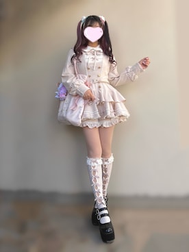 「アイテム（セットアップ）」を使った、🐰ㅤメ ｲ ﾒ ｲㅤ🐰さん（レディース・154cm）の春コーディネート