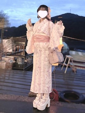 「YOSUKE（ヨースケ）のアイテム」を使った、🐰ㅤメ ｲ ﾒ ｲㅤ🐰さん（レディース・154cm）の秋コーディネート