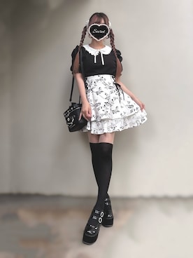 「アイテム（バレッタ/ヘアクリップ）」を使った、🐰ㅤメ ｲ ﾒ ｲㅤ🐰さん（レディース・154cm）の秋コーディネート