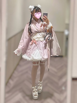 Ank Rouge　浴衣 CoquetishRose浴衣SET - Ank Rouge(アンクルージュ)の浴衣セット