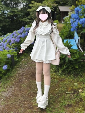 「YOSUKE（ヨースケ）のアイテム」を使った、🐰ㅤメ ｲ ﾒ ｲㅤ🐰さん（レディース・154cm）の夏コーディネート