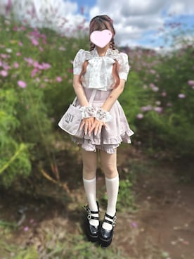 「アイテム（アームカバー）」を使った、🐰ㅤメ ｲ ﾒ ｲㅤ🐰さん（レディース・154cm）の秋コーディネート