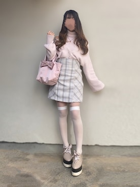 「タートルネック」｜「アイテム（その他シューズ）」を使った、🐰ㅤメ ｲ ﾒ ｲㅤ🐰さん（レディース・154cm）の冬コーディネート