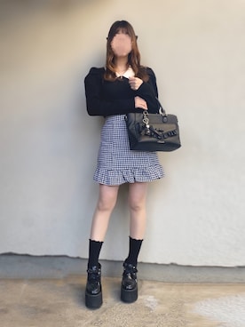 「Rmine（アールマイン）のアイテム」を使った、🐰ㅤメ ｲ ﾒ ｲㅤ🐰さん（レディース・153cm）の春コーディネート