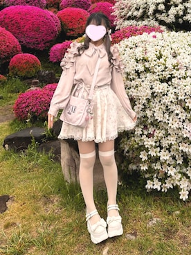 「evelyn（evelyn）のアイテム」を使った、🐰ㅤメ ｲ ﾒ ｲㅤ🐰さん（レディース・154cm）の夏コーディネート