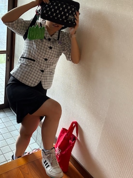 「アイテム（フォーマルスーツ/小物）」を使った、🐸🐸たつきてぃー🧸さん（レディース・162cm）の夏コーディネート