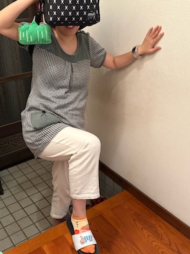「アイテム（ワンピース）」を使った、🐸🐸たつきてぃー🧸さん（レディース・162cm・30代）の夏コーディネート