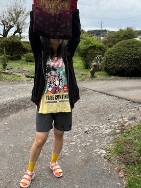 「アイテム（ソックス/靴下）」を使った、🐸🐸たつきてぃー🧸さん（レディース・162cm・30代）の秋コーディネート