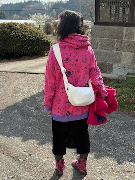 「MARY QUANT（マリークワント）のアイテム」を使った、🐸🐸たつきてぃー🧸さん（レディース・163cm）の春コーディネート