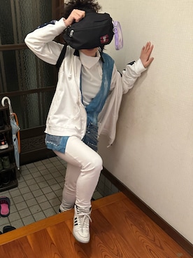 🐸🐸たつきてぃー🧸さんの「ウルトラストレッチクロップドレギンスパンツ」を使ったコーディネート