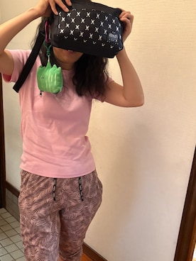 「アイテム（ショルダーバッグ）」を使った、🐸🐸たつきてぃー🧸さん（レディース・162cm・30代）の夏コーディネート