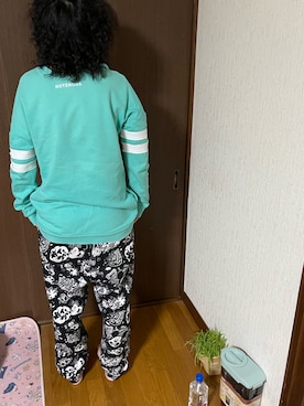 「ラッキーカラーは緑」｜🐸🐸たつきてぃー🧸さん（レディース・162cm）の秋コーディネート