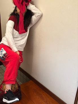 「アイテム（ソックス/靴下）」を使った、🐸🐸たつきてぃー🧸さん（レディース・162cm・30代）の秋コーディネート