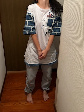 「アイテム（トップス）」を使った、🐸🐸たつきてぃー🧸さん（レディース・162cm・30代）の秋コーディネート