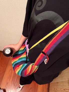 「AOBのアイテム（ショルダーバッグ、その他）」を使った、🐸🐸たつきてぃー🧸さん（レディース・162cm）の夏コーディネート