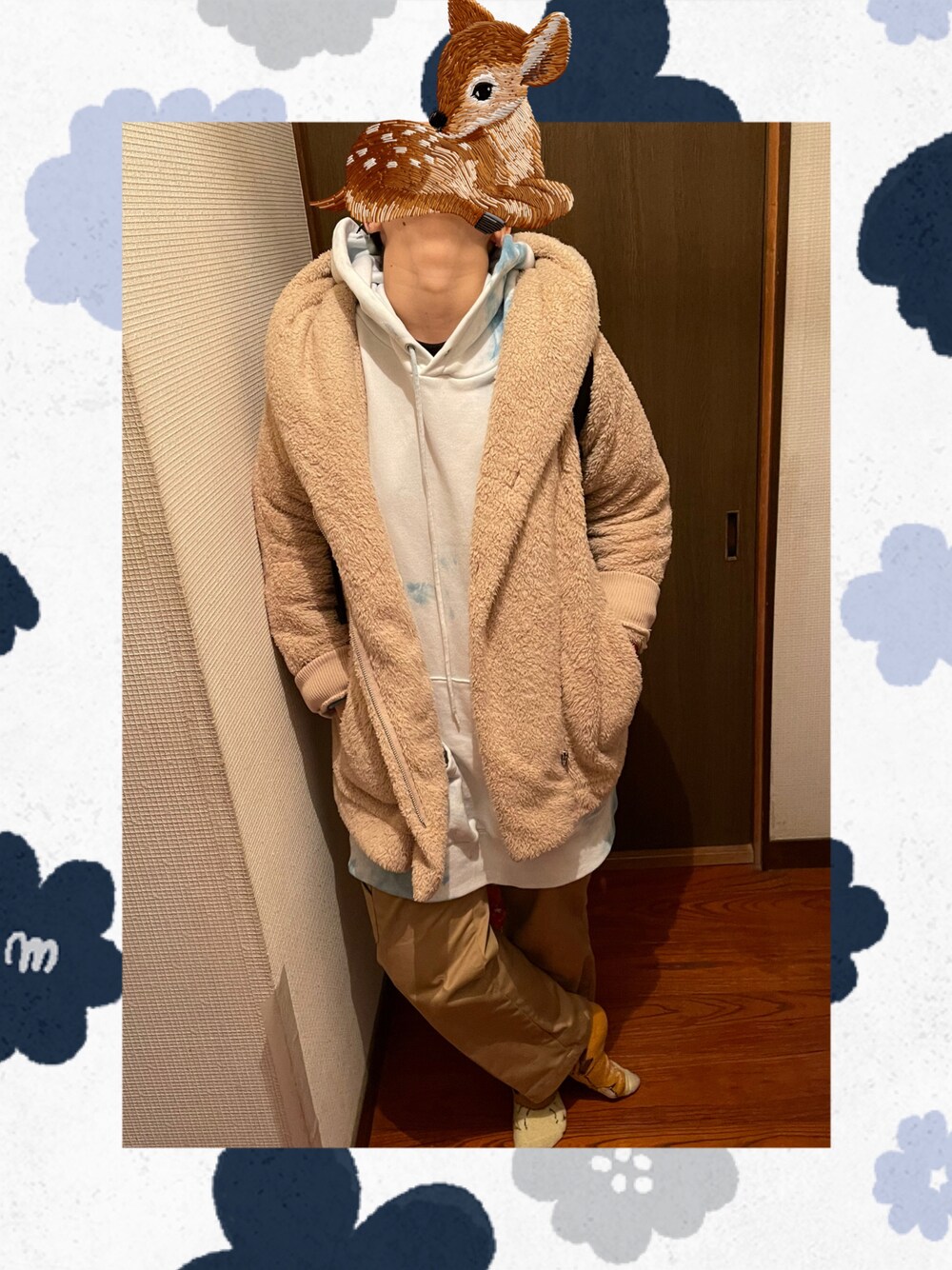 「wearhalloween2021、パーカー、11月っっ、1日っ、月曜日のたつきてぃー、事務の人、ラッキーカラーはベージュ」｜「Honeysのアイテム（ジャケット/アウター、ベージュ系）」を使った、🐸🐸たつきてぃー🧸さん（レディース・162cm）の秋コーディネートの1枚目の写真