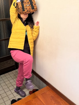 「crocs（クロックス）のアイテム」を使った、🐸🐸たつきてぃー🧸さん（レディース・163cm）の冬コーディネート