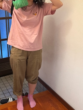 「アイテム（ソックス/靴下）」を使った、🐸🐸たつきてぃー🧸さん（レディース・162cm）の夏コーディネート