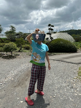 「14日っ」｜🐸🐸たつきてぃー🧸さん（レディース・163cm）の夏コーディネート