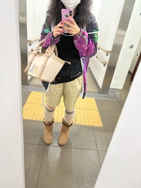 「アイテム（ソックス/靴下）」を使った、🐸🐸たつきてぃー🧸さん（レディース・162cm・30代）の秋コーディネート