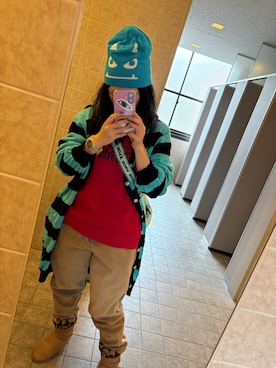 「アイテム（アンダーウェア）」を使った、🐸🐸たつきてぃー🧸さん（レディース・162cm）の秋コーディネート