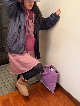 「アイテム（レッグウェア）」を使った、🐸🐸たつきてぃー🧸さん（レディース・163cm・30代）の冬コーディネート