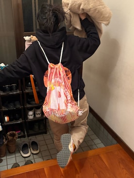 「アイテム（バレッタ/ヘアクリップ）」を使った、🐸🐸たつきてぃー🧸さん（レディース・162cm）の秋コーディネート