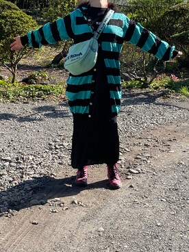 「ALGONQUINS（アルゴンキン）のアイテム」を使った、🐸🐸たつきてぃー🧸さん（レディース・162cm）の秋コーディネート