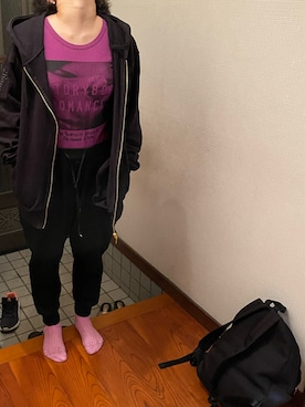 「アイテム（アナログ腕時計、レッド系）」を使った、🐸🐸たつきてぃー🧸さん（レディース・162cm）の夏コーディネート