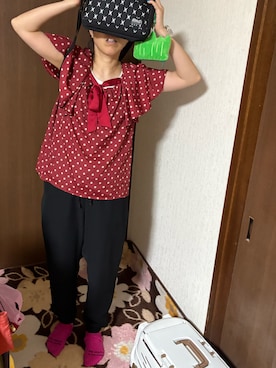 「アイテム（シャツ/ブラウス）」を使った、🐸🐸たつきてぃー🧸さん（レディース・162cm・30代）の夏コーディネート