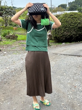 「アイテム（マニキュア/ジェルネイル）」を使った、🐸🐸たつきてぃー🧸さん（レディース・162cm）の秋コーディネート