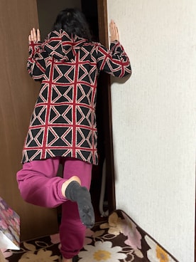 「アイテム（スウェットパンツ）」を使った、🐸🐸たつきてぃー🧸さん（レディース・163cm・30代）の冬コーディネート