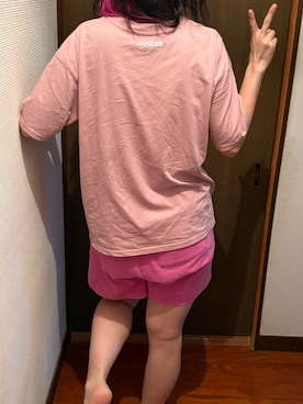 「Honeys（ハニーズ）のアイテム」を使った、🐸🐸たつきてぃー🧸さん（レディース・162cm）の夏コーディネート