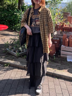 「Discoat」｜「アイテム（サンダル）」を使った、MATSUさん（レディース・153cm）の夏コーディネート